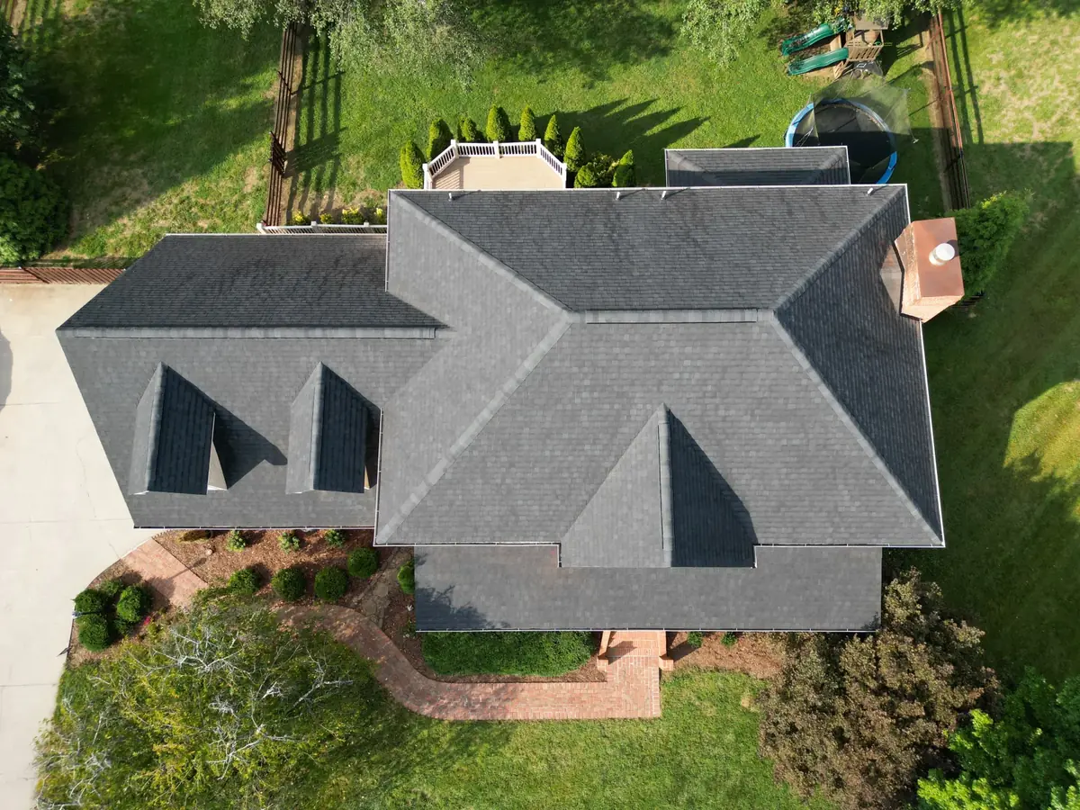 Year-round roof maintenance on a Tri-Cities residential home.