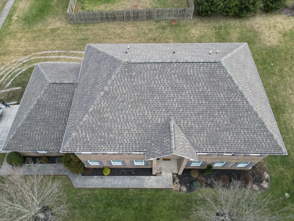 Roof inspection on a residential home in East Tennessee.